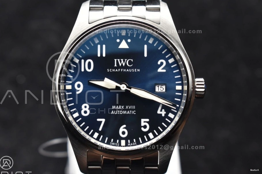 Edition 1:1 SS Bracelet ETA2892 V7F XVIII Asian Dial Mark Best Blue on 0502